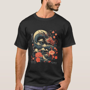T-shirt Japonais Tokyo Dragon Asiatique Tatouage 80€™S St
