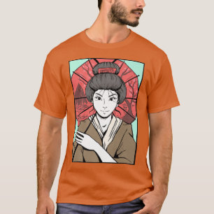 T-shirt Japonais traditionnel Geisha Kimono Japon Otaku Ka