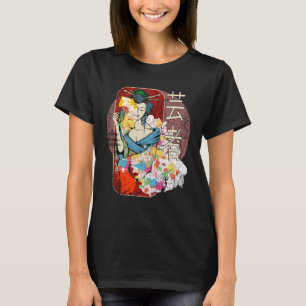 T-shirt Japonais Vintage Geisha