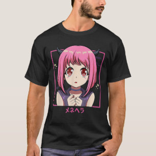 T-shirt Japonaise Anime Girl Punk Evil - Pastel Menhera Ka