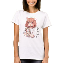 Japonaise Anime mignonne fille et chat