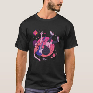 T-shirt Japonaise Anime Rock Girl - Japon Aesthétique Guit