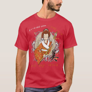 T-shirt Japonaise Geisha Kawaii Girl Kimono Samurai T-shir