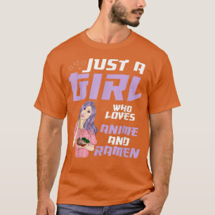 T-shirt Japonaise Ramen Japon Kawaii Manga Otaku Femme