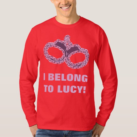 T-SHIRT J'APPARTIENS À LUCY ! (Devant)