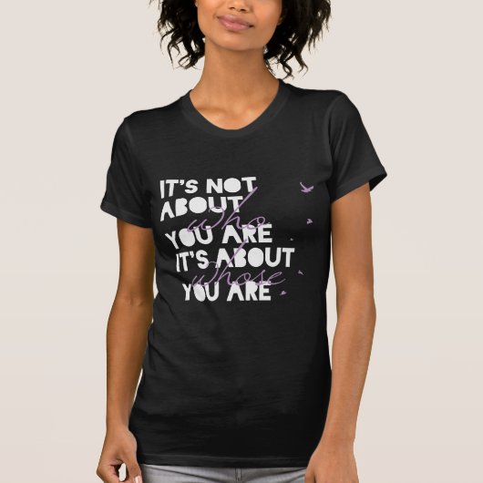 T-shirt J'appartiens à lui pièce en t (Devant)