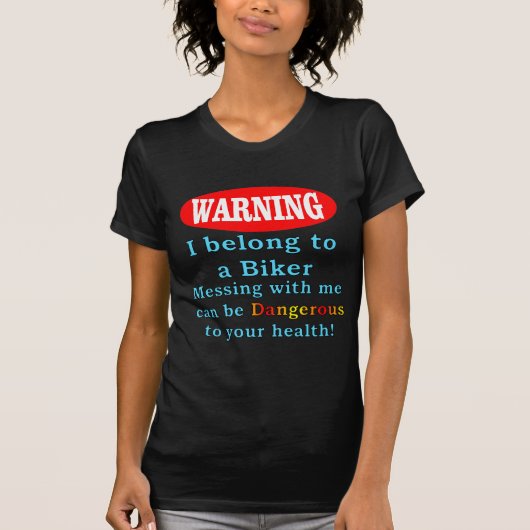 T-shirt j'appartiens à un bkier (Devant)