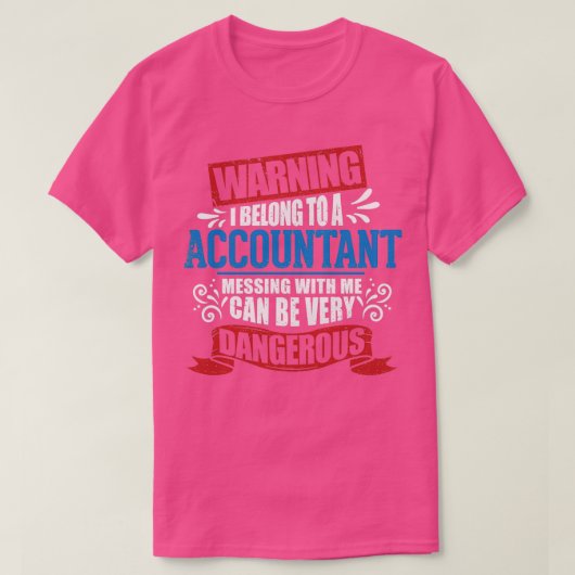 T-shirt J'appartiens à un partenaire comique d'un emploi d (Design devant)