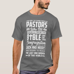 T-shirt J'Appartiens À Une Rare Race De Pasteurs Ministre