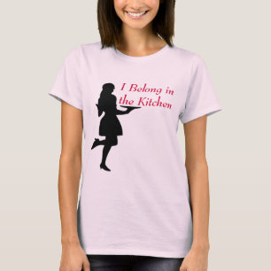 T-shirt J'appartiens dans la cuisine