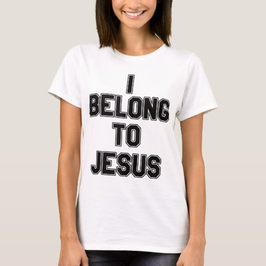 T-shirt J'Appartient À Jésus (Devant)