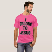 T-shirt J'Appartient À Jésus (Devant entier)