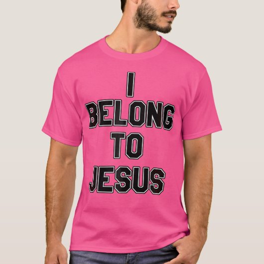 T-shirt J'Appartient À Jésus (Devant)