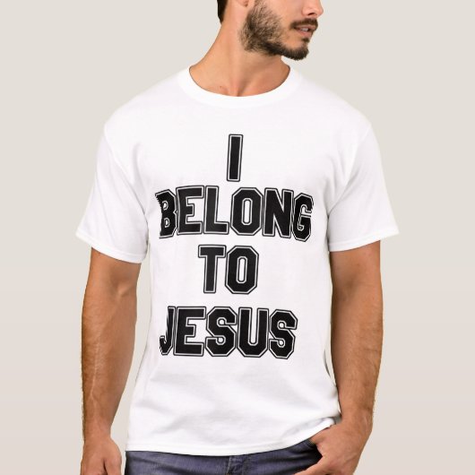 T-shirt J'Appartient À Jésus (Devant)