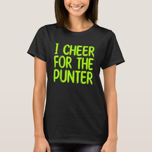 T-shirt J'applaudis pour The Punter en disant : (Devant)