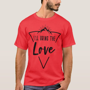 T-shirt J'apporterai l'amour Demoiselle d'honneur de cabi