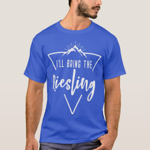T-shirt J'apporterai le Riesling - Demoiselle d'honneur de
