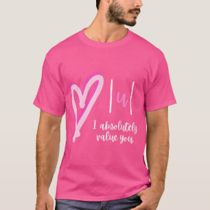 T-shirt J'Apprécie Absolument Votre Professeur De Maths Va