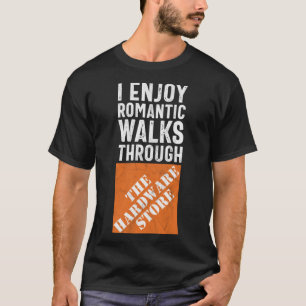 T-shirt J'apprécie les promenades romantiques à travers la