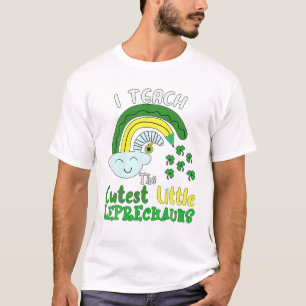 T-shirt J'Apprends À Cutest Little Leprechauns Enseignant