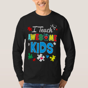 T-shirt J'Apprends À Des Enfants Awesome Enseignant Sensib