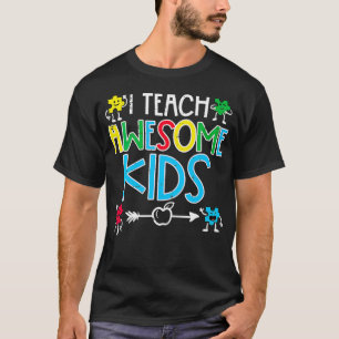T-shirt J'Apprends À Des Enfants Awesome Enseignant Sensib