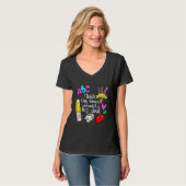 T-shirt J'Apprends À Tiny Humans Professeur Appréciation R (Devant entier)