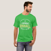 T-shirt J'approuve Pinball boy (Devant entier)