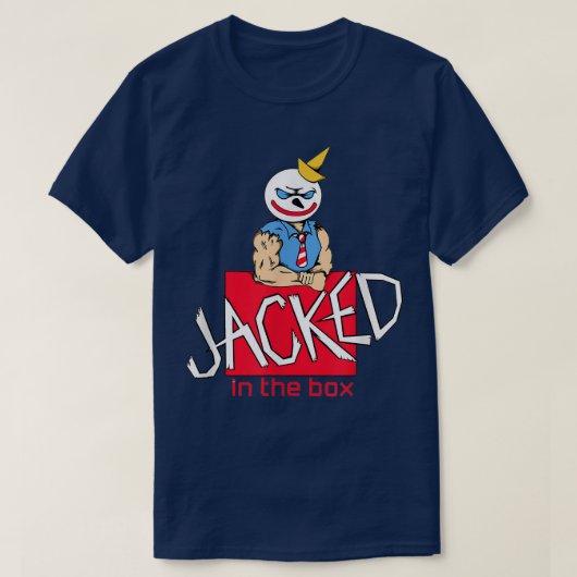 T-SHIRT JAQUÉ DANS LA BOÎTE (Design devant)