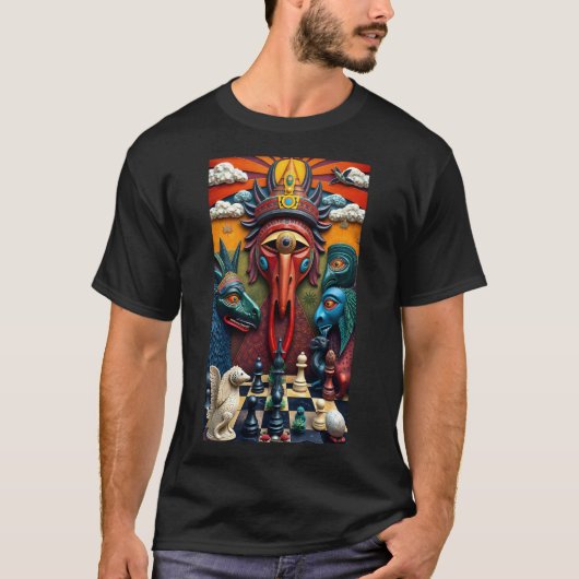 T-shirt jaque mate (Devant)