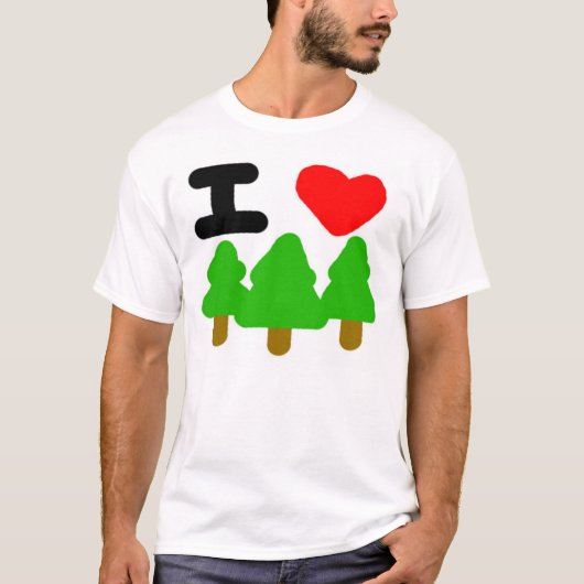 T-shirt J'arbres d'amour (Devant)