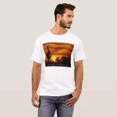 T-shirt Jardin Arizona de cactus (Devant entier)