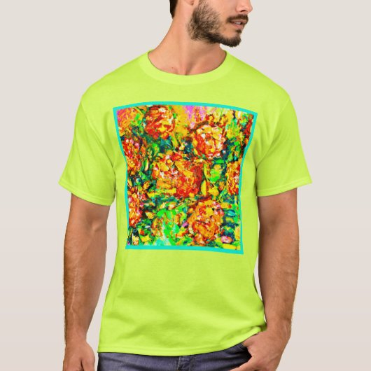 T-shirt Jardin Art Motif frais (Devant)