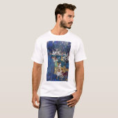 T-shirt Jardin avec chien et chat, Jessie Willcox Smith (Devant entier)