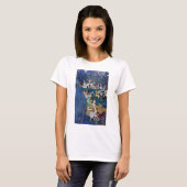 T-shirt Jardin avec chien et chat, Jessie Willcox Smith (Devant entier)