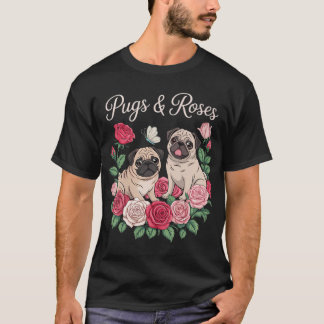T-shirt Jardin botanique Carlin noir - Fleur de compagnie