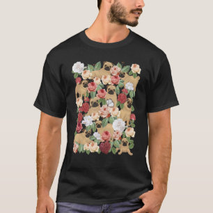 T-shirt Jardin botanique Pug noir - Propriétaire de chien