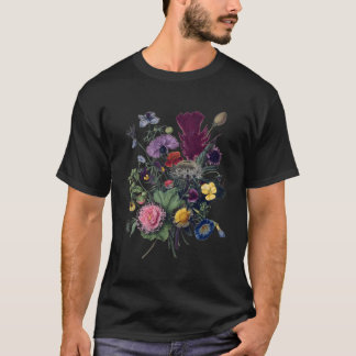 T-shirt Jardin Botanique vintage Fleur sauvage Botanique B