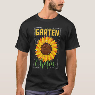 T-shirt Jardin Chefin Jardinier Amateur Jardinage Fête des