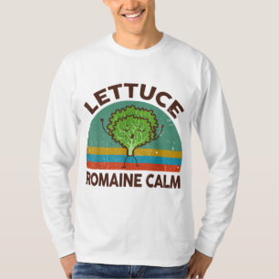 T-shirt Jardin Chemise Laitue Romaine Calme Amusant Vegan