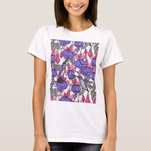 T-shirt jardin colibri (Devant)