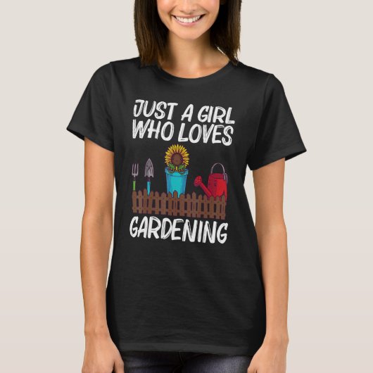 T-shirt Jardin cool Pour Les Filles Jardin Gardener (Devant)