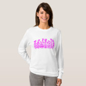 T-shirt Jardin Cyber - Magenta (Devant entier)