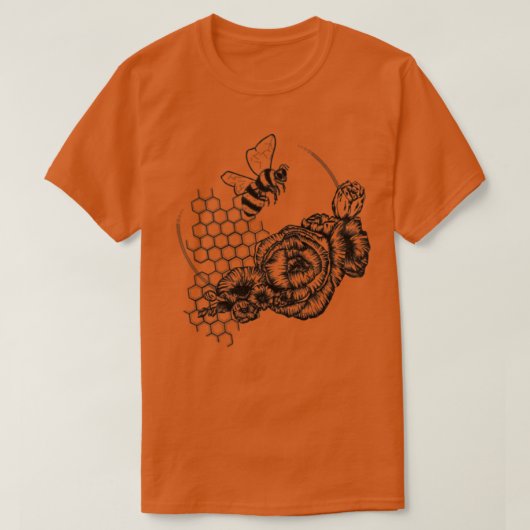 T-shirt Jardin de Bumblebee (Design devant)