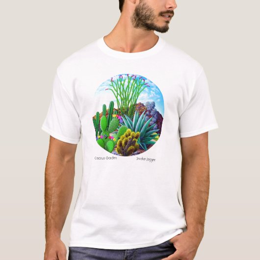 T-shirt Jardin de cactus (Devant)