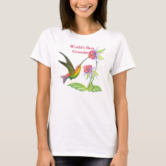 T-shirt Jardin de colibri pour la grand-maman