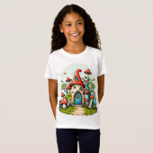 T-Shirt Jardin de Gnome Whimsical (Devant entier)