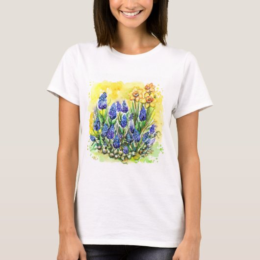 T-shirt Jardin de Grape Hyacinth (Devant)