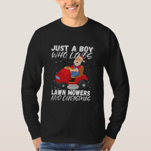 T-shirt Jardin de la pelouse Mowing Xmas de pelouse Mower