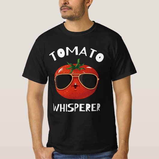 T-shirt Jardin de la tomate Whisperer Tending (Devant)